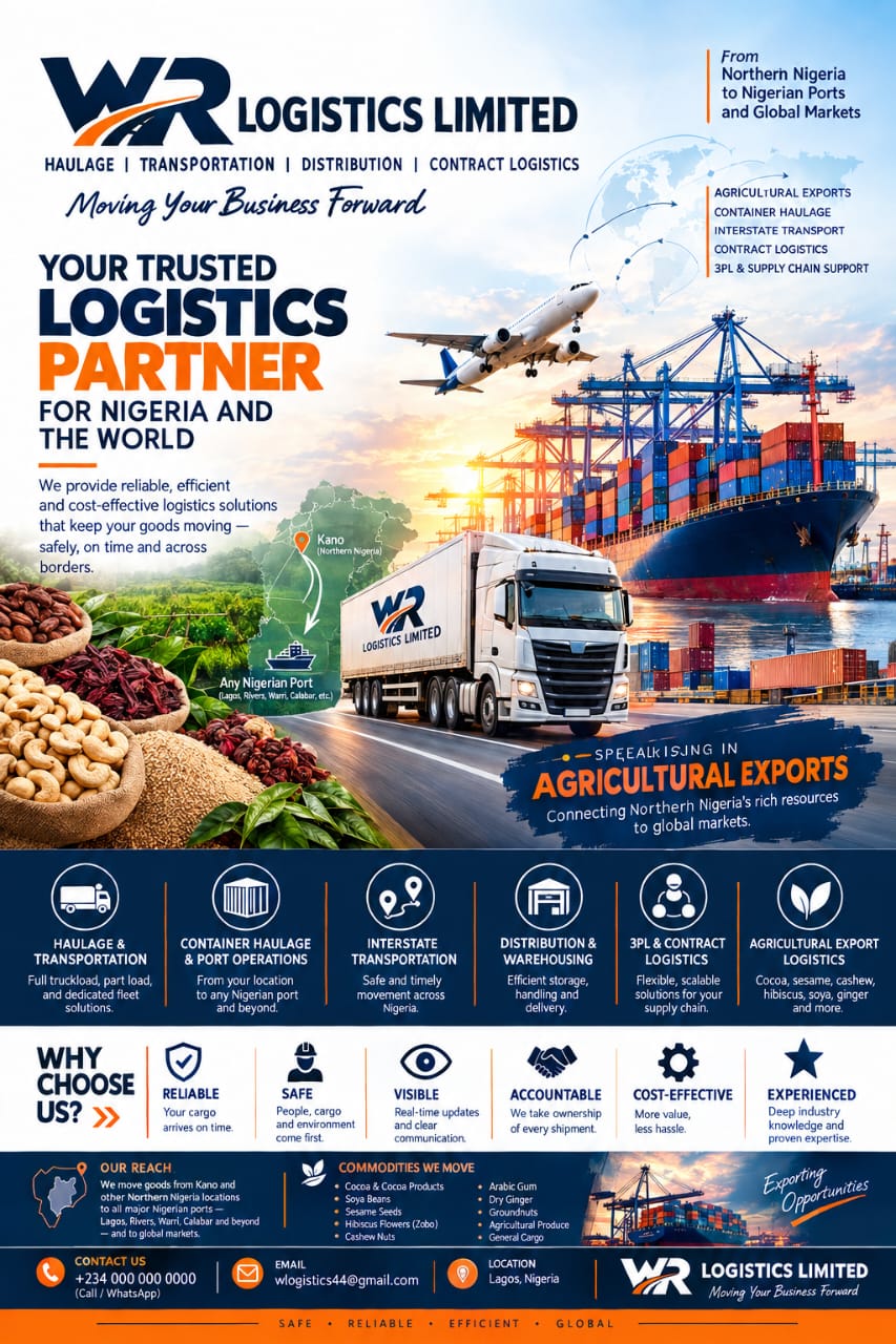 WR Logistics Limited Official Corporate Profile Flyer